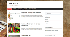 Desktop Screenshot of larcareze.fr