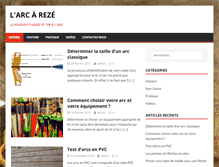 Tablet Screenshot of larcareze.fr